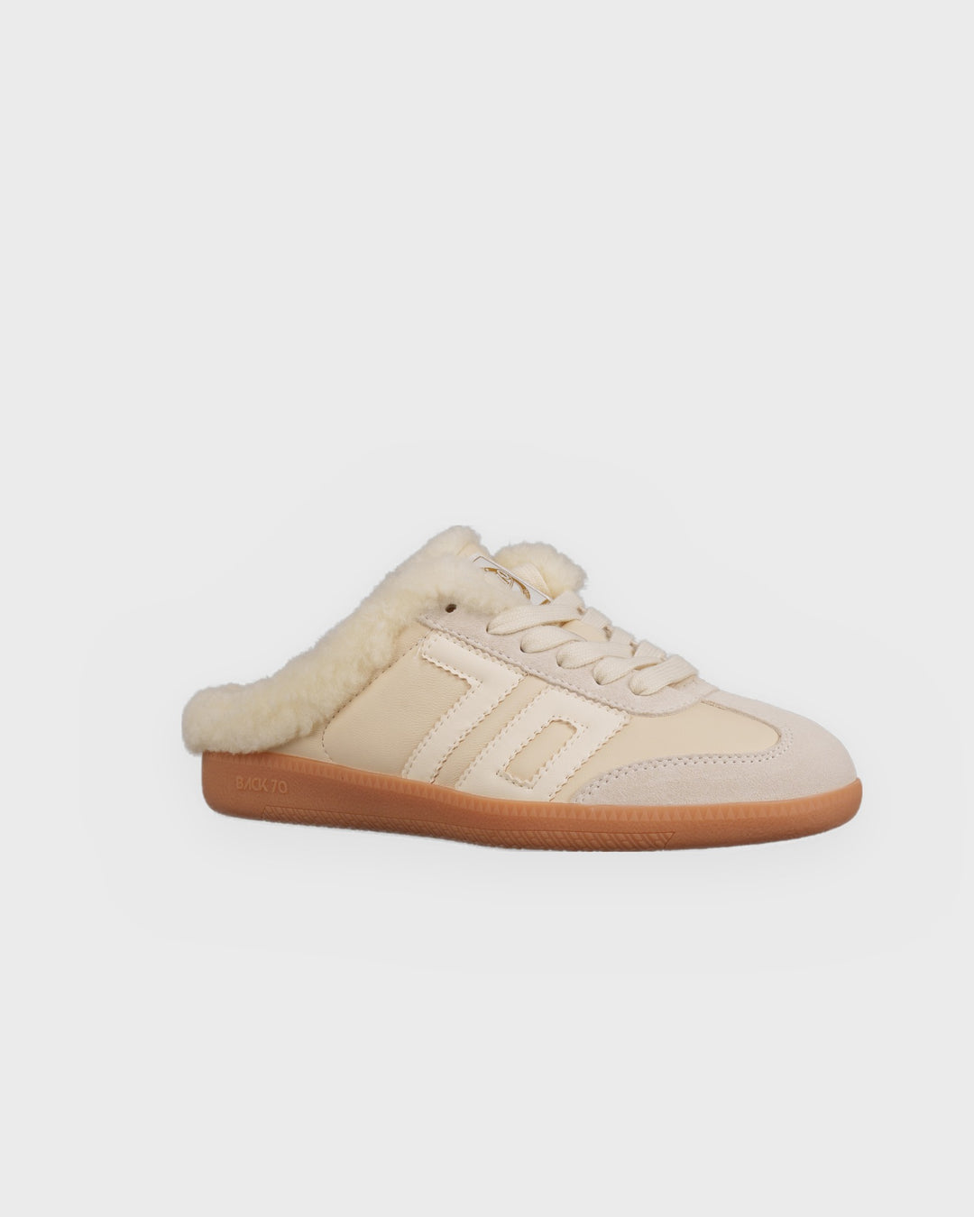 Back70 Schuhe BACK70 Easter Spongy Nappa Taupe/Butter – Bild 4