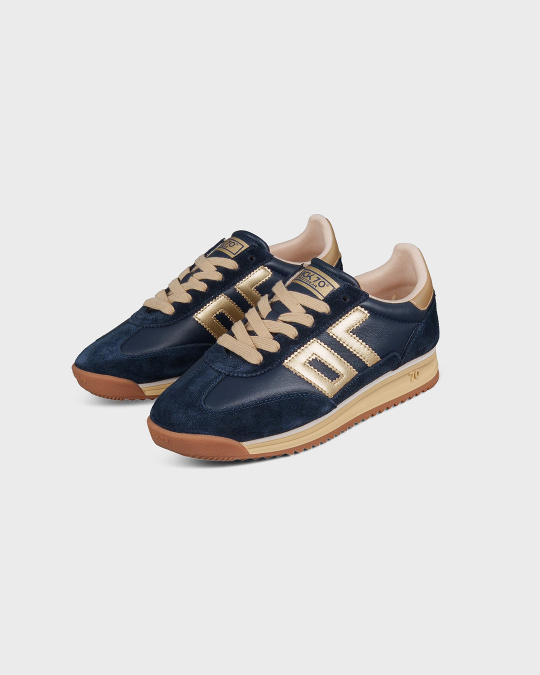 BACK70 Jogger Spongy Nappa Navy/Gold
