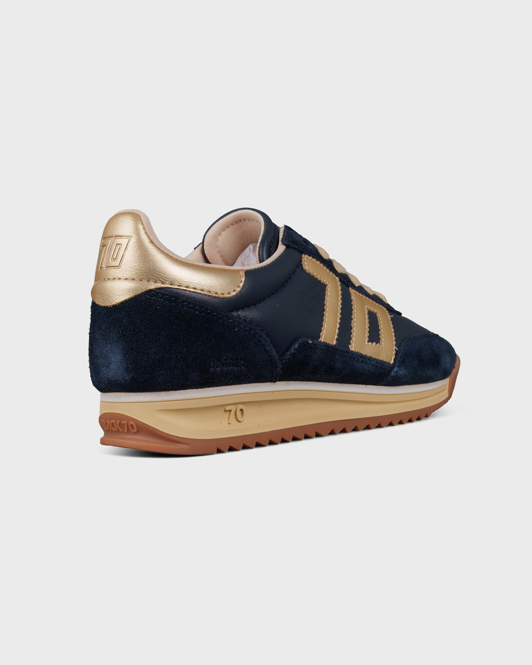 BACK70 Jogger Spongy Nappa Navy/Gold