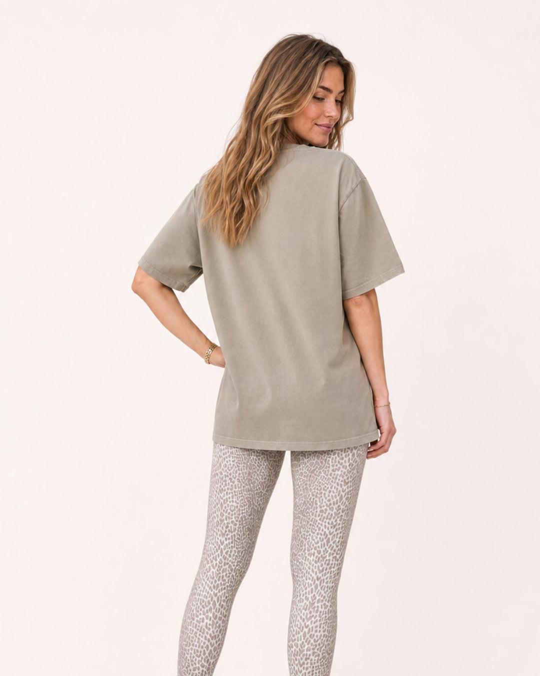 BF T-Shirt AM to PM Taupe Acid
