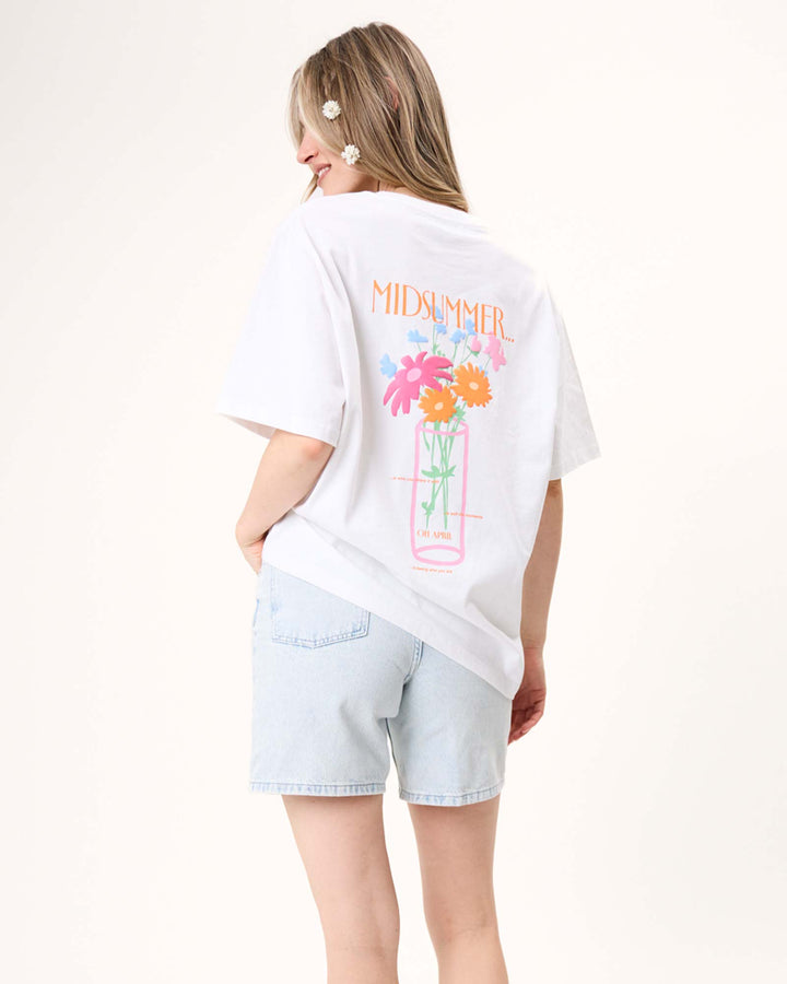 BF T-Shirt Midsummer White
