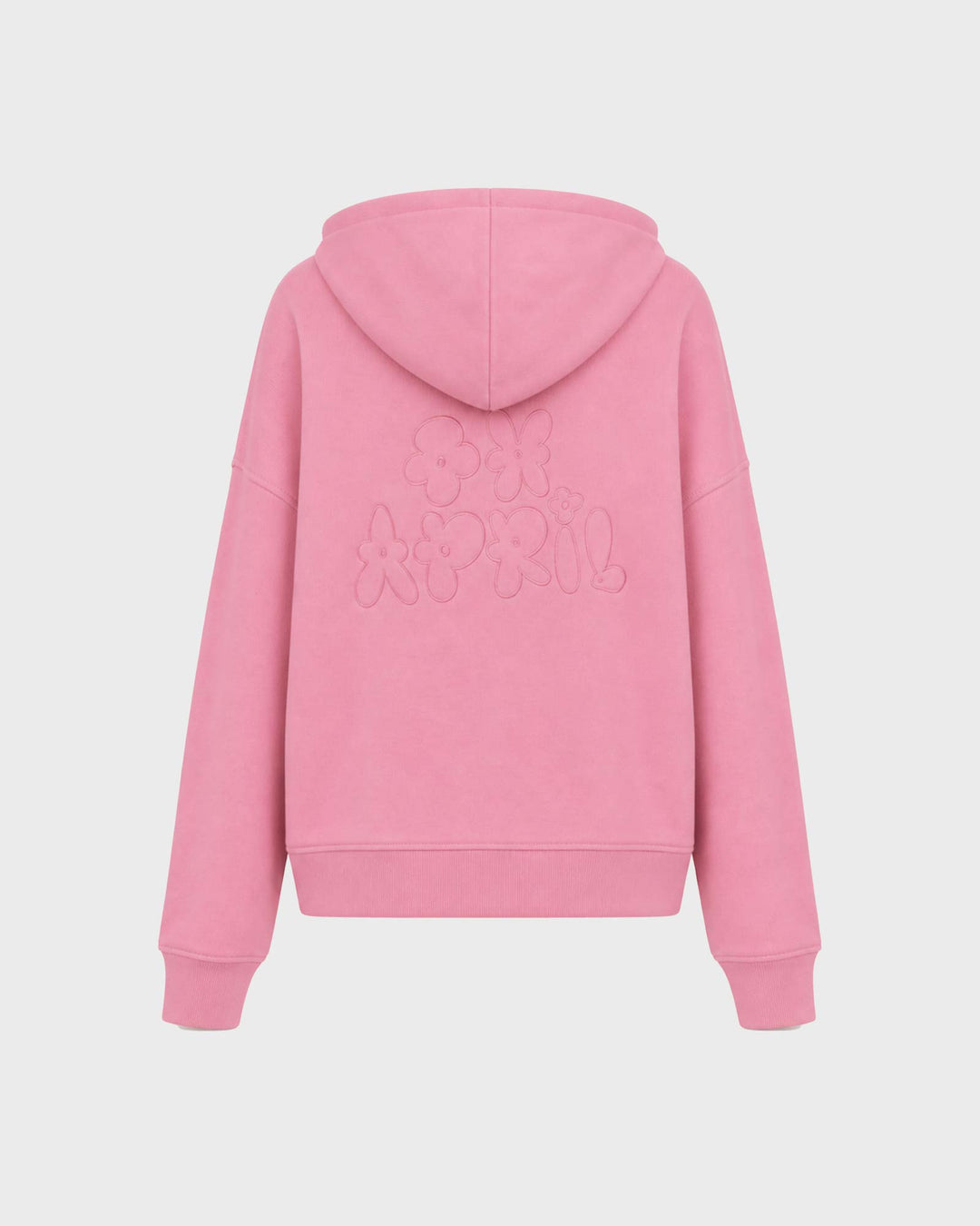 BF Zip Hoodie Flower Light Pink