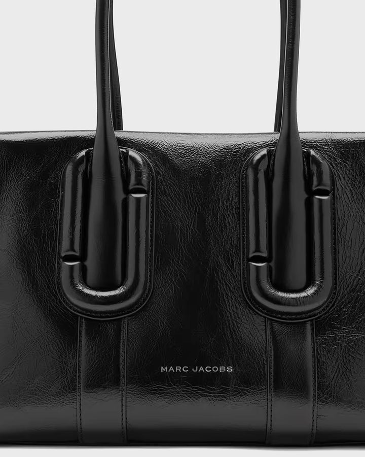 Marc Jacobs Handtasche Babe City Tote Crinkle Leather Black – Bild 4