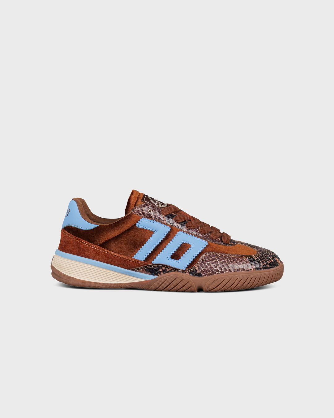 Back70 Schuhe Back70 Fireball Velvet Cuoio/Sky
