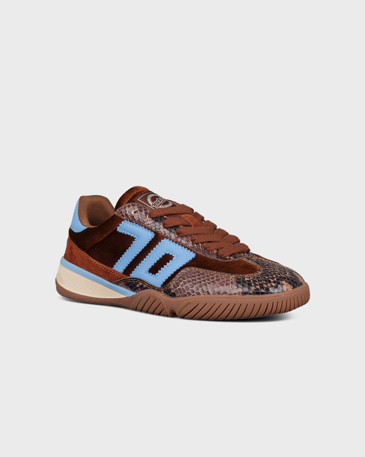 Back70 Schuhe Back70 Fireball Velvet Cuoio/Sky – Bild 2