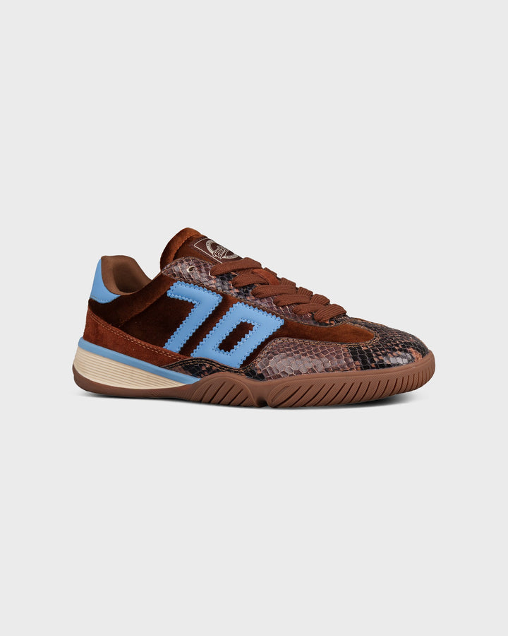 Back70 Schuhe Back70 Fireball Velvet Cuoio/Sky – Bild 4