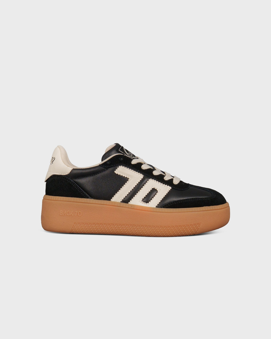 Back70 Schuhe Back70 Spongy Nappa Black/Butter