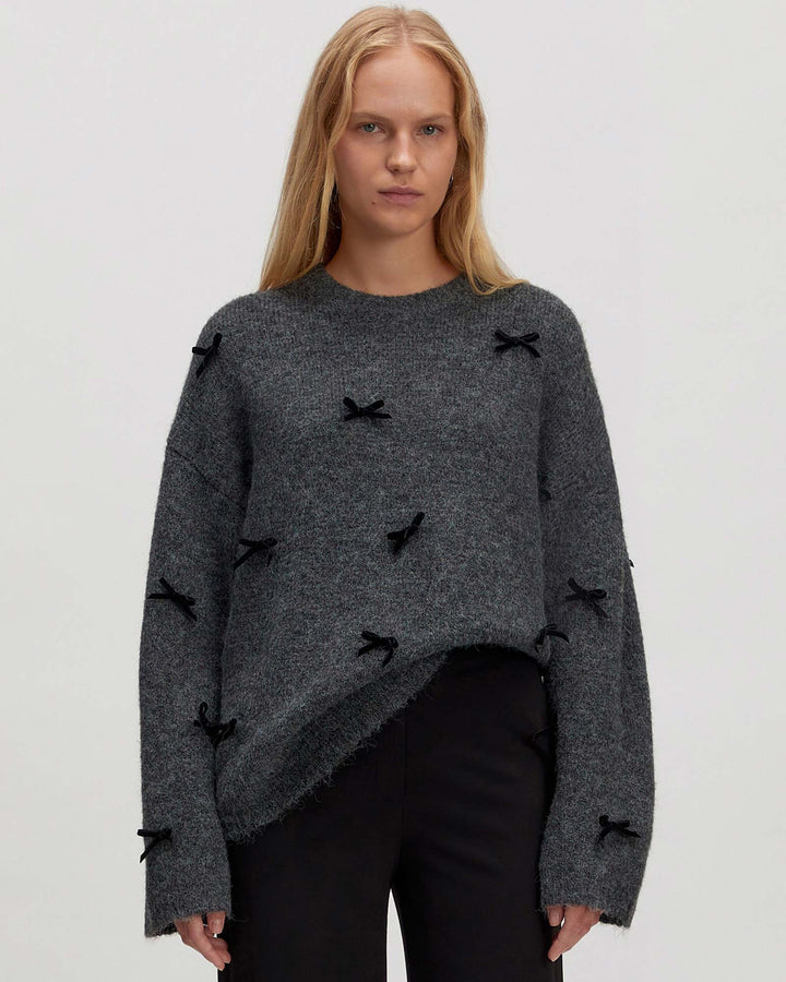 Bailee Jumper Dark Grey Melange
