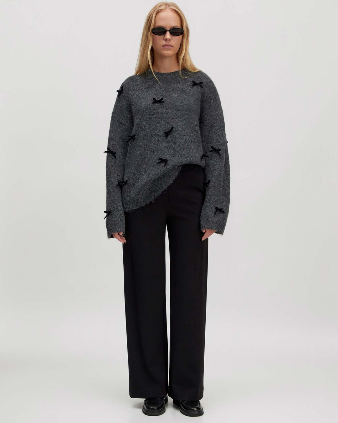 Bailee Jumper Dark Grey Melange