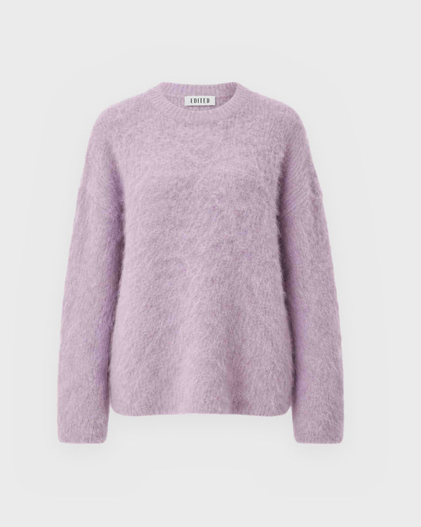 EDITED Pullover Bailee Jumper Fluffy Yarn Soft Lilac