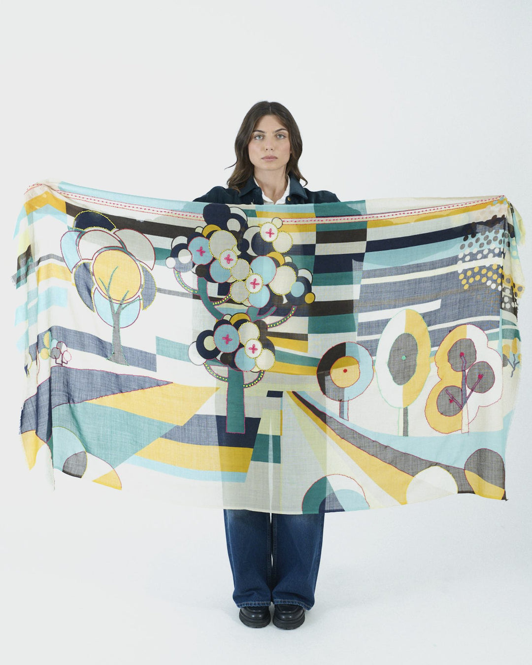 STORIATIPIC Scarf Bao Bleu – Bild 3