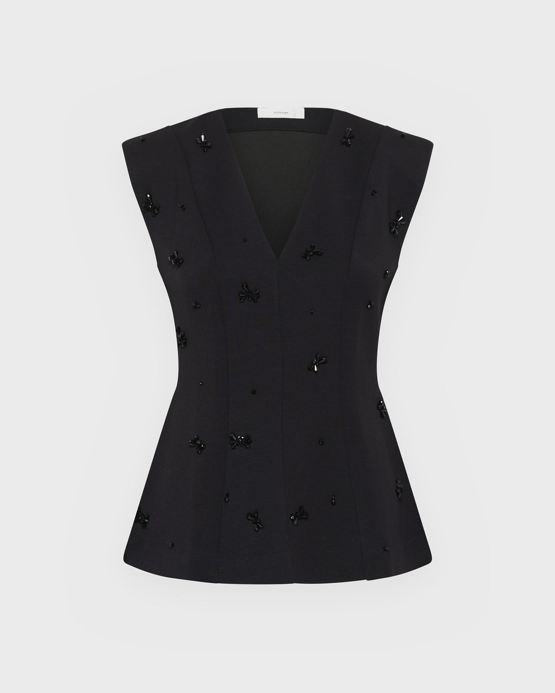 InWear Top Bayaiw Vincent Top Black Sequinsflower