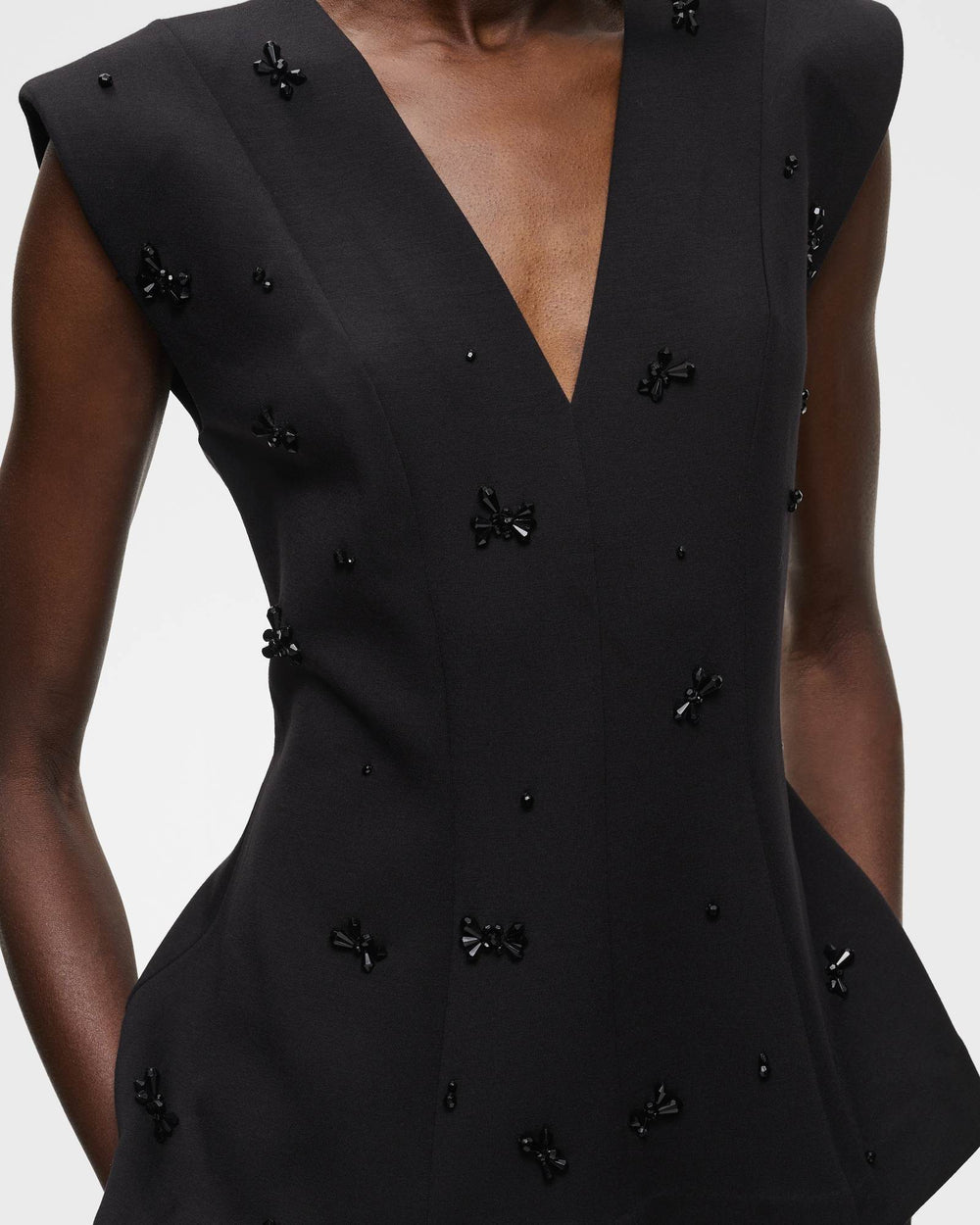 InWear Top Bayaiw Vincent Top Black Sequinsflower – Bild 2