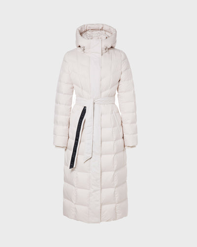 Beaumont Jacke Zahra Long Coat White Pepper myMEID