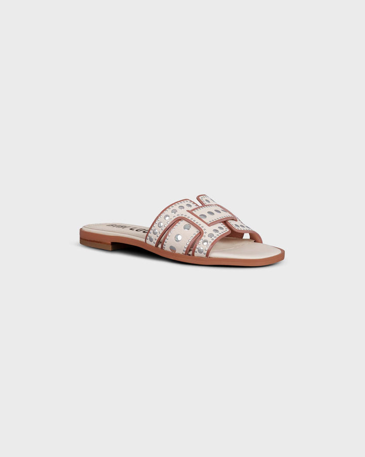 Holly Flat Studs White