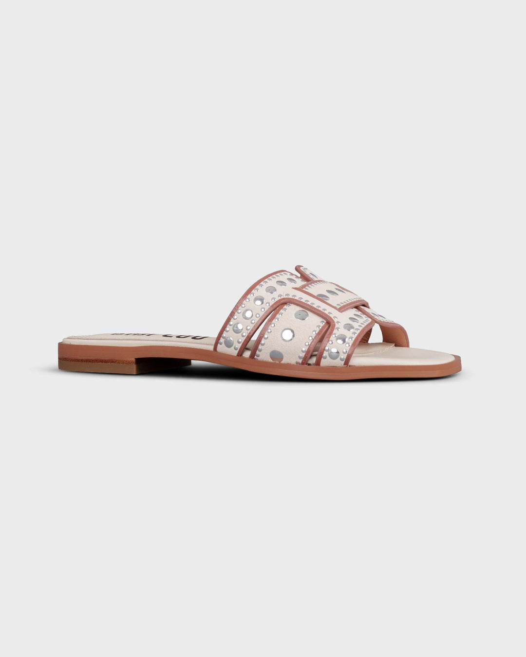 Holly Flat Studs White