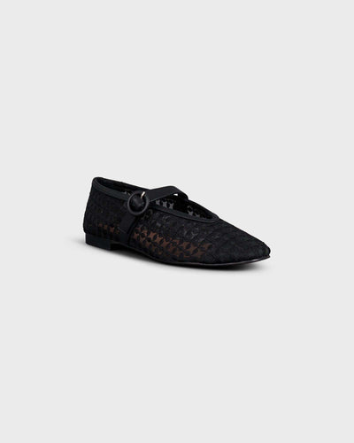 Naila Flat Floral Mesh Black myMEID