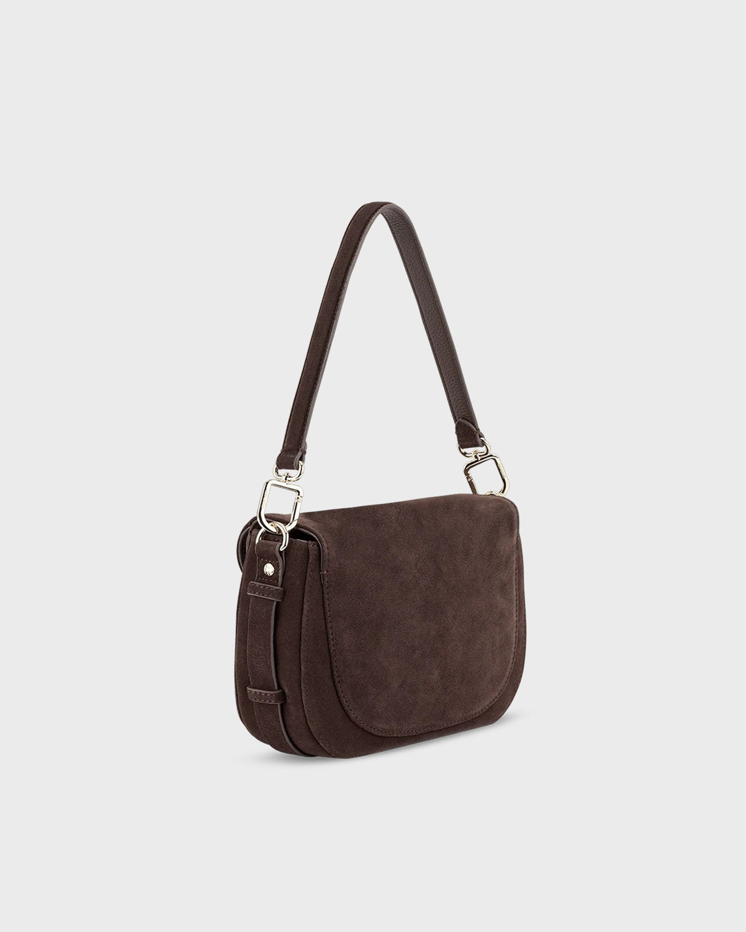 HEY MARLY Handtasche Big Sister Suede Coffee – Bild 4