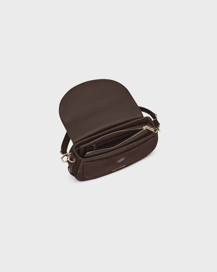 HEY MARLY Handtasche Big Sister Suede Coffee – Bild 5