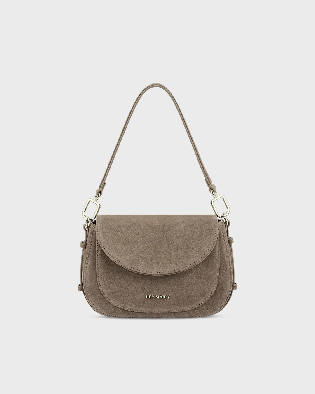 HEY MARLY Handtasche Big Sister Suede Mocha