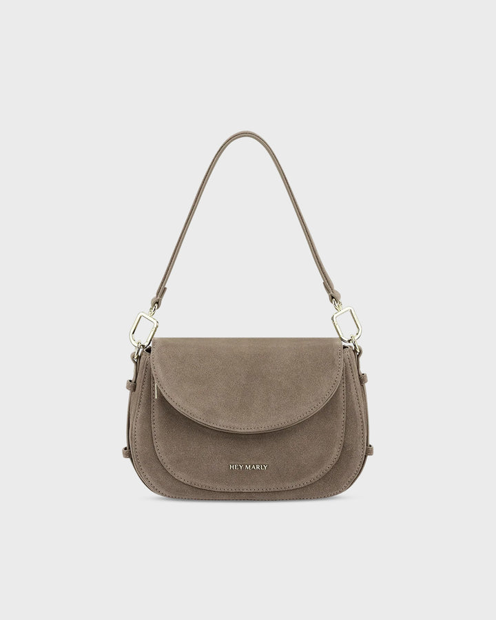 HEY MARLY Handtasche Big Sister Suede Mocha