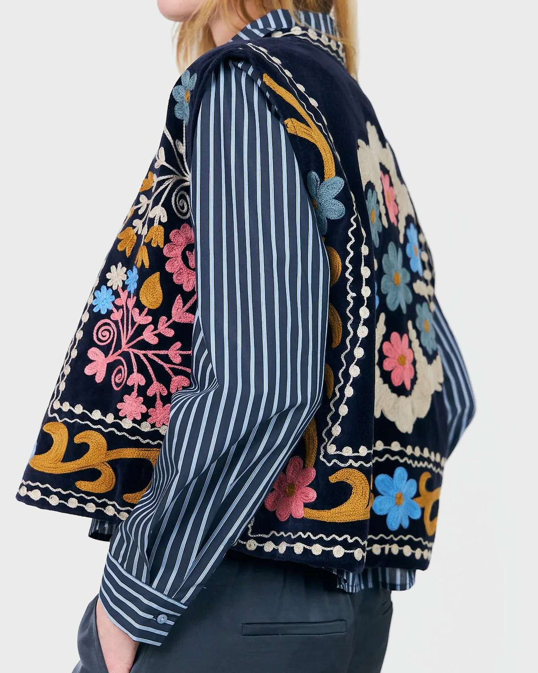 lollys laundry Weste BinLL Vest Dark Blue – Bild 3