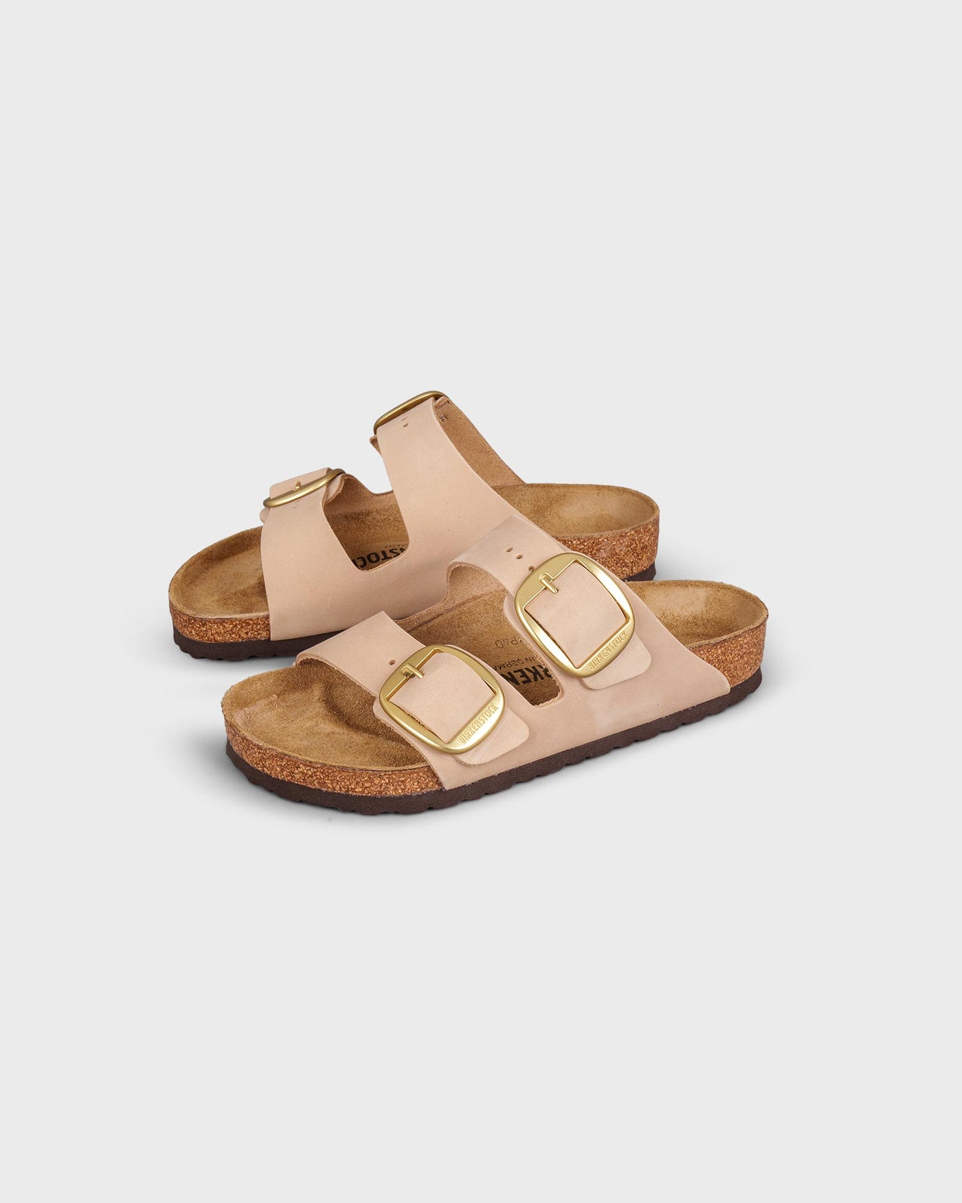 Birkenstock Sandale Arizona Big Buckle Nubuck Sandcastle myMEID