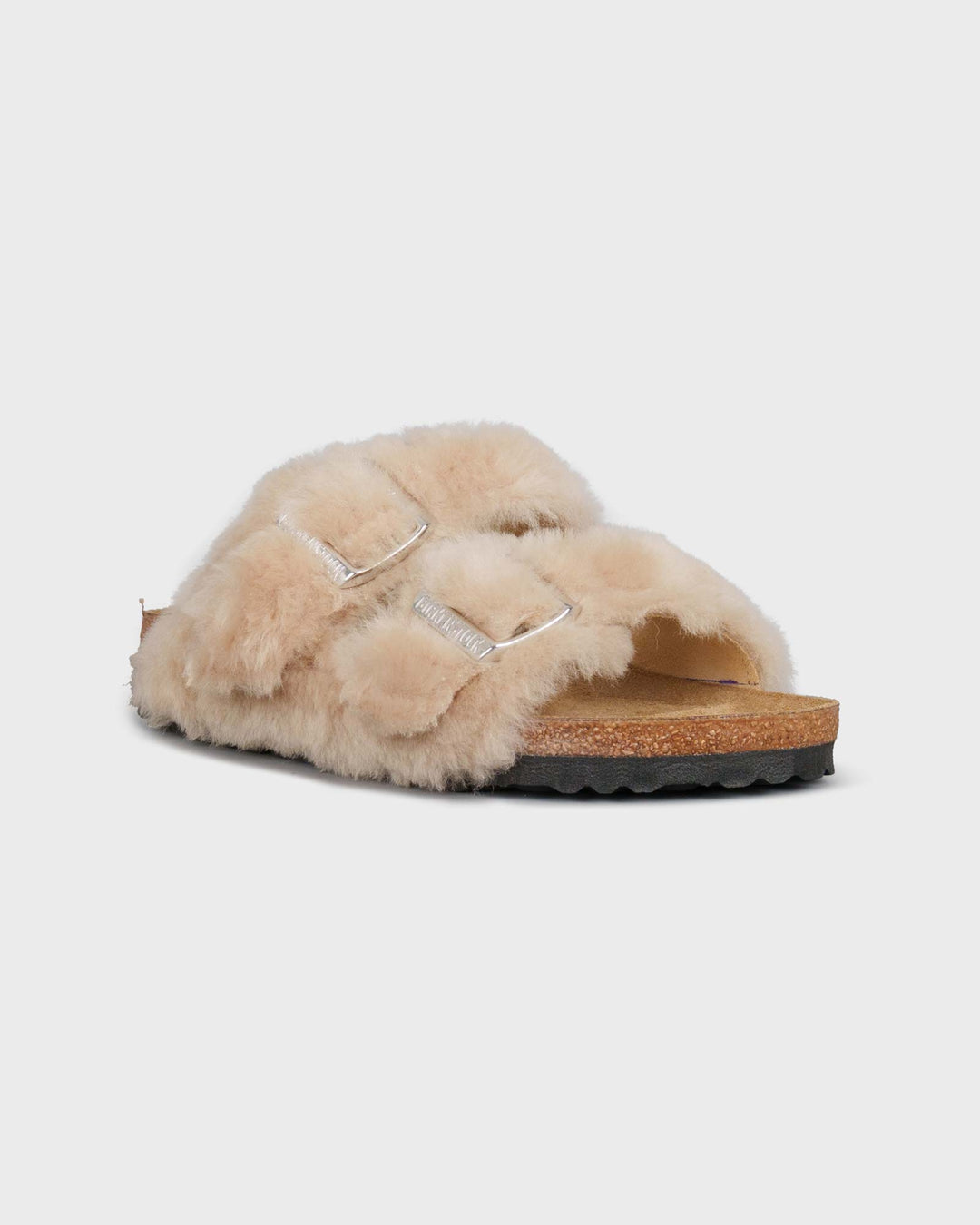 Arizona Shearling Rivet Fur Sandcastle