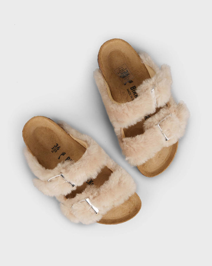 Arizona Shearling Rivet Fur Sandcastle