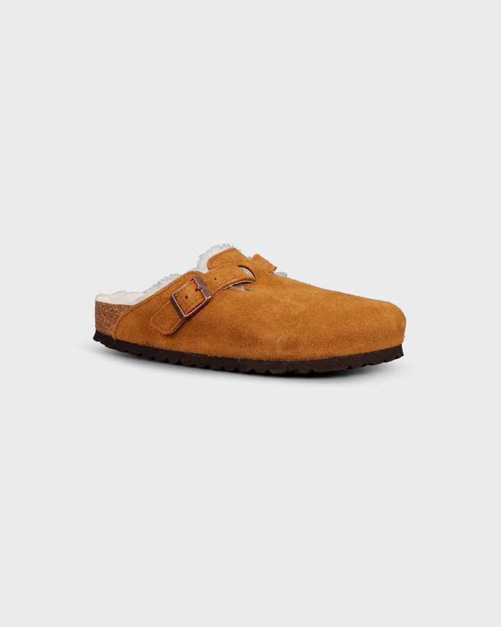 Boston Shearling Suede Leather/Fur Mink