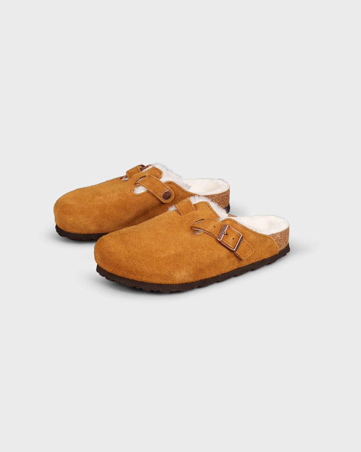 Boston Shearling Suede Leather/Fur Mink