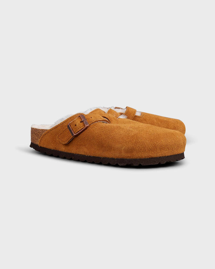 Boston Shearling Suede Leather/Fur Mink