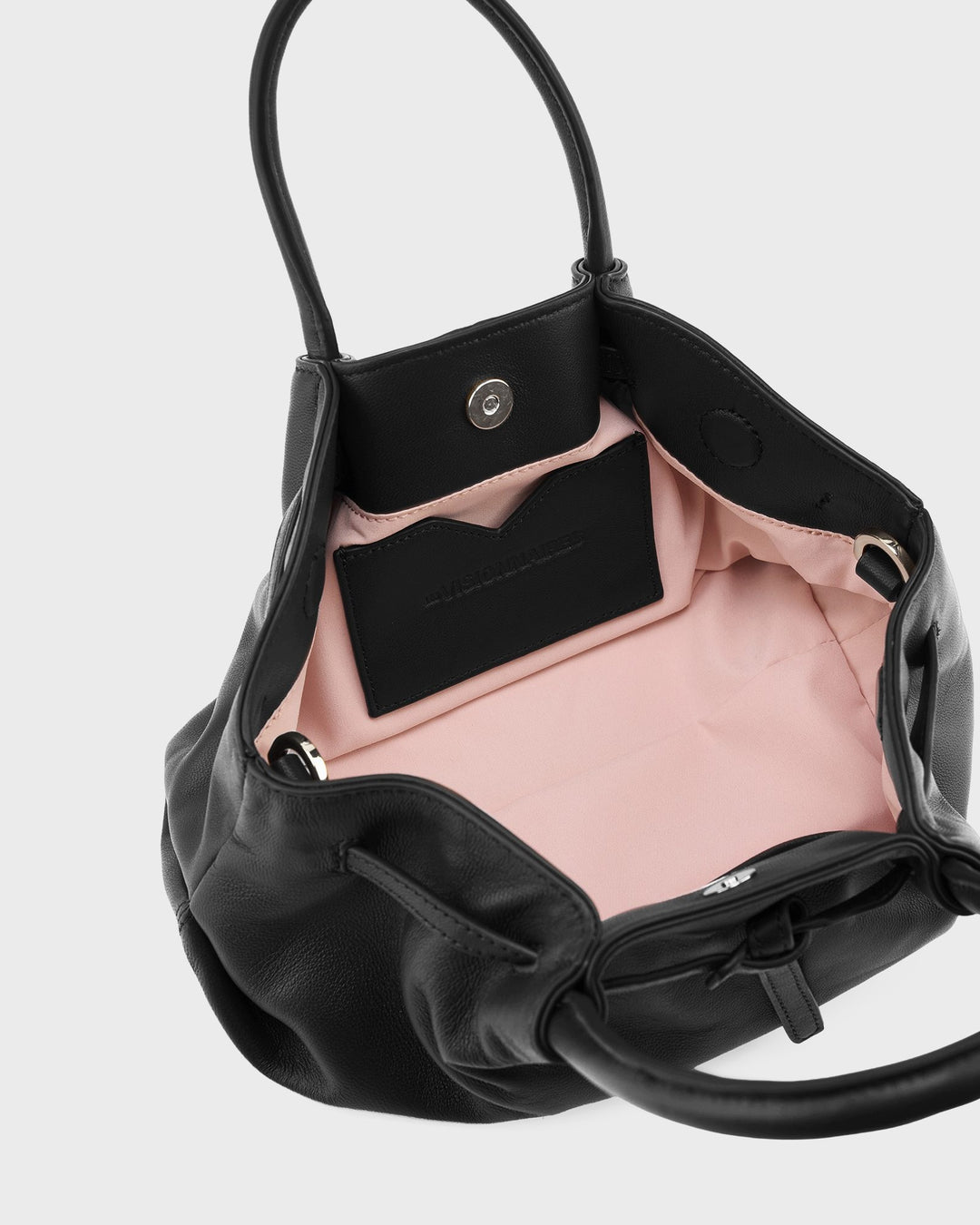 Les Visionnaires Handtasche Bonnie Essential Soft Grainy Black – Bild 4
