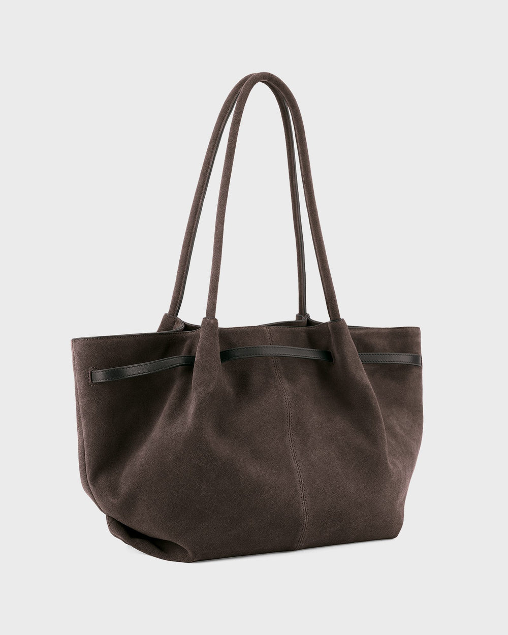 Les Visionnaires Handtasche Bonnie Grande Essential Cozy Dark Brown – Bild 2