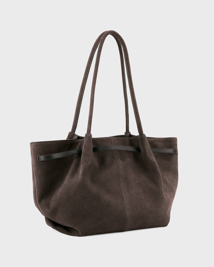 Les Visionnaires Handtasche Bonnie Grande Essential Cozy Dark Brown – Bild 2
