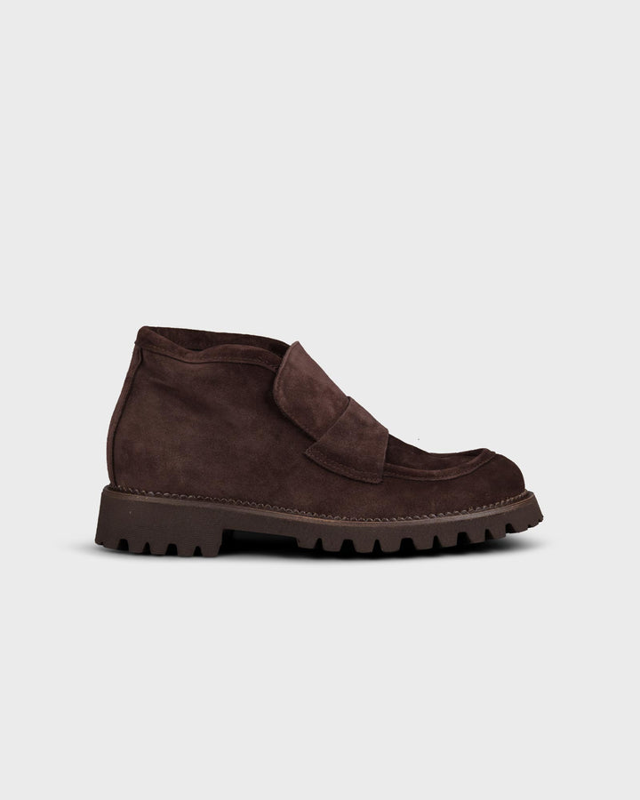 Bootie Camoscio Espresso