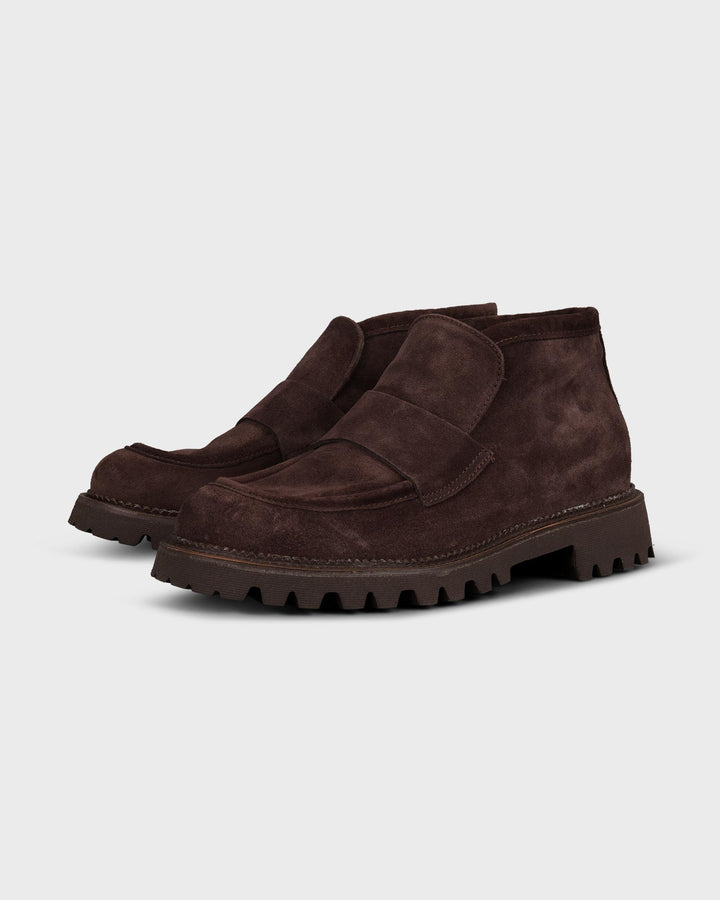 Bootie Camoscio Espresso