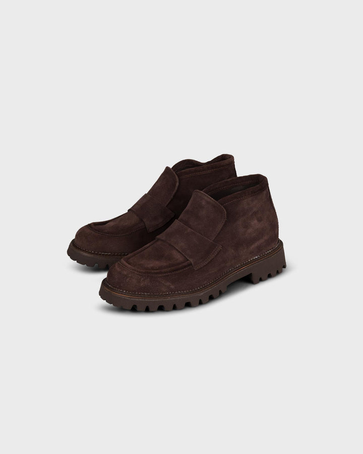 Bootie Camoscio Espresso