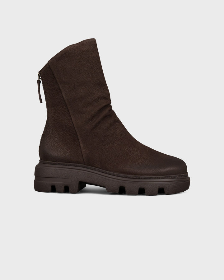 Bootie Grained Nubuk Mocca