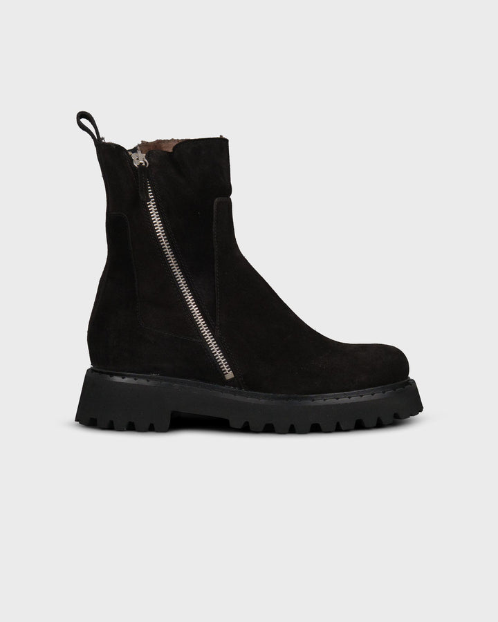 Boots Camoscio Fur Black