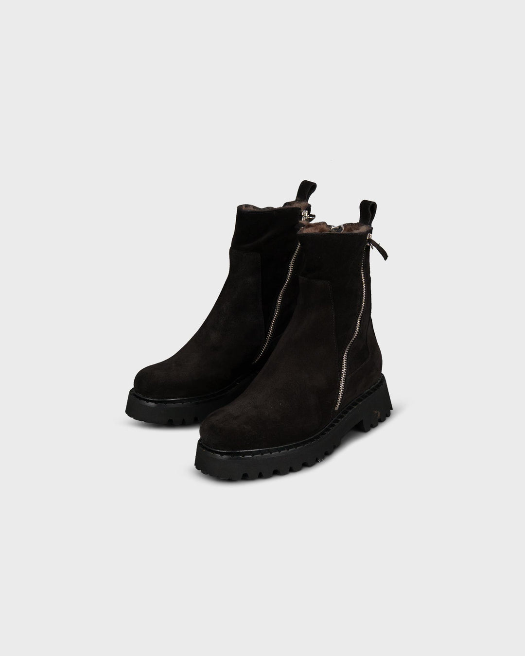 Boots Camoscio Fur Black