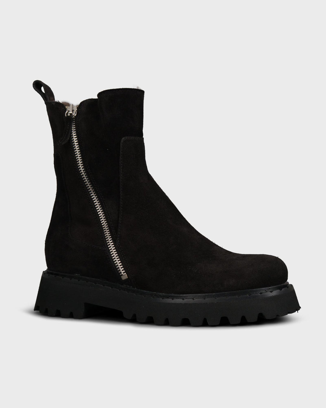 Boots Camoscio Fur Black