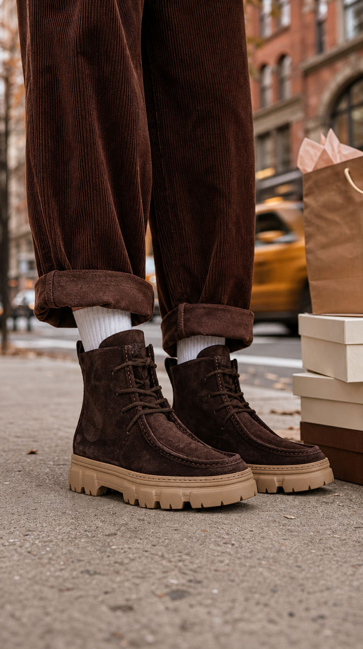 Boots Soft Suede Mocca