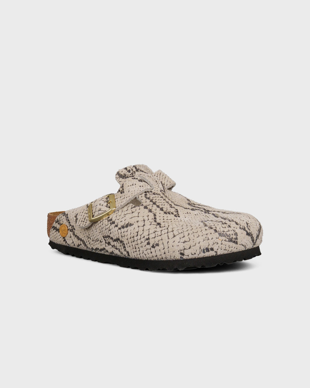 Boston Rivet Logo Suede Leather Snake Oyster – Bild 2
