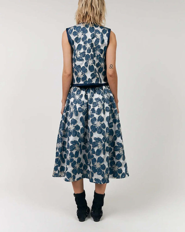 BristolLL Midi Skirt Blue