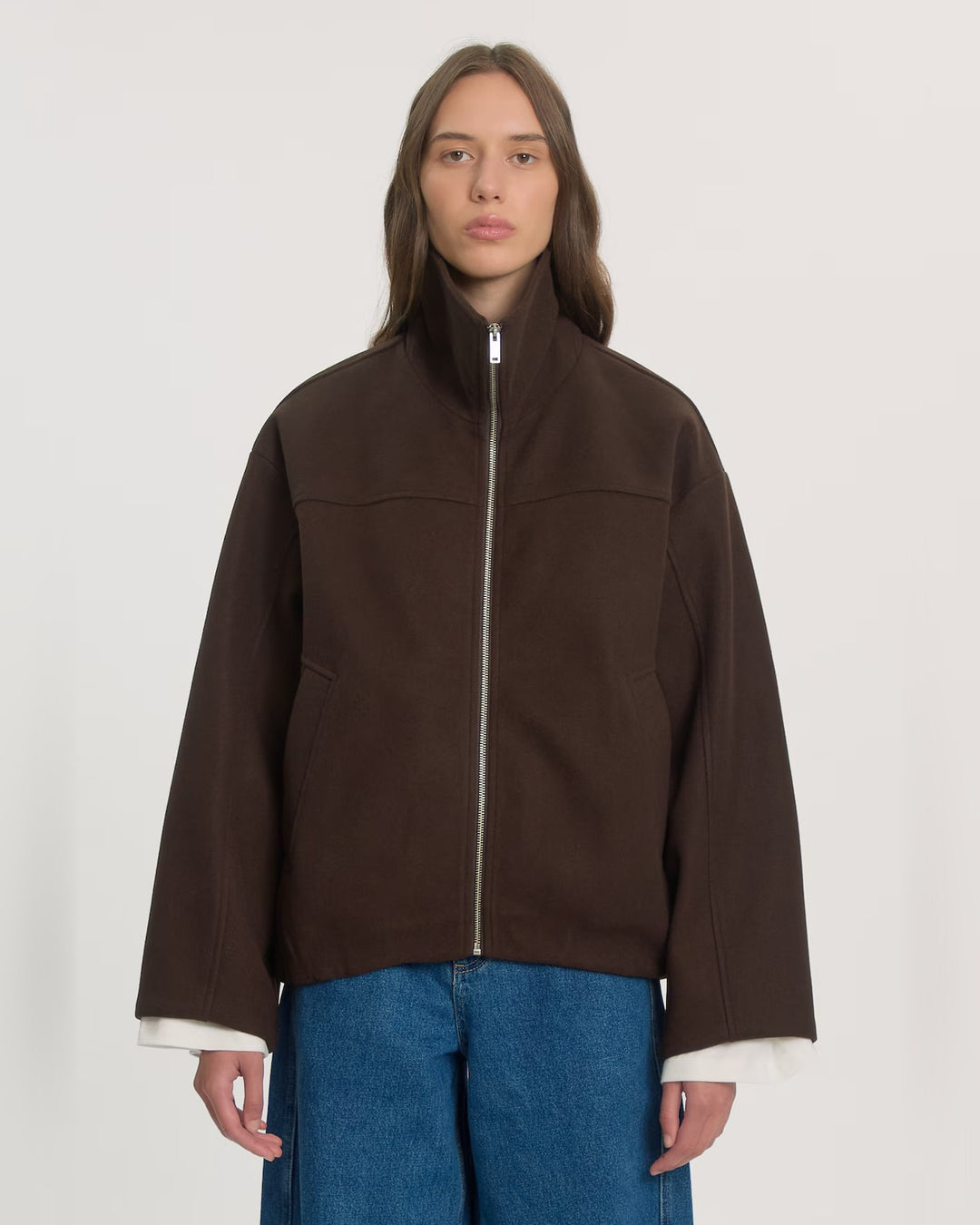 EDITED Jacke Brodey Jacket Black Coffee