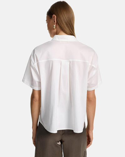 Bluse Utility Cropped White myMEID