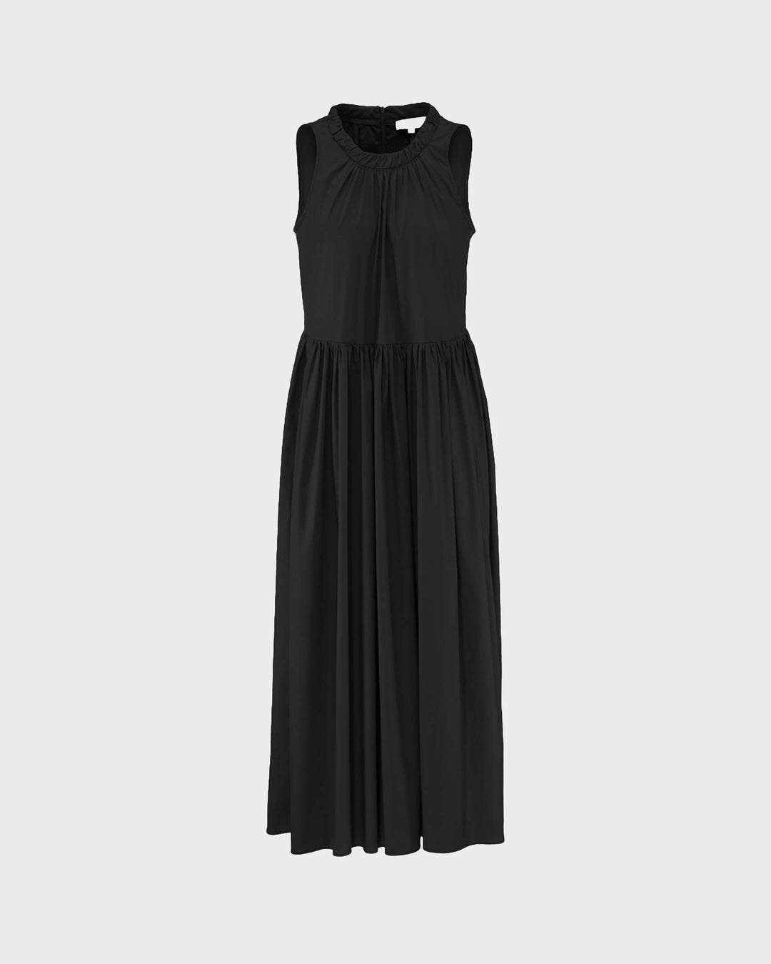 Midi Kleid Kurzarm Black