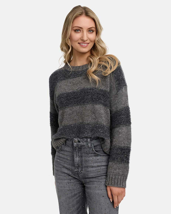 Pullover mit Alpaka Light Grey