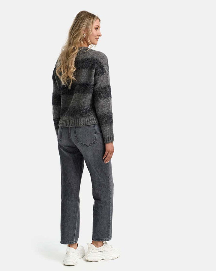 Pullover mit Alpaka Light Grey